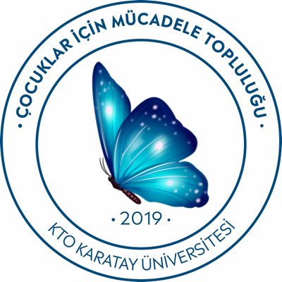 ÇOCUKLAR İÇİN MÜCADELE TOPLULUĞU KTO KARATAY ÜNİVERSİTESİ Logo
