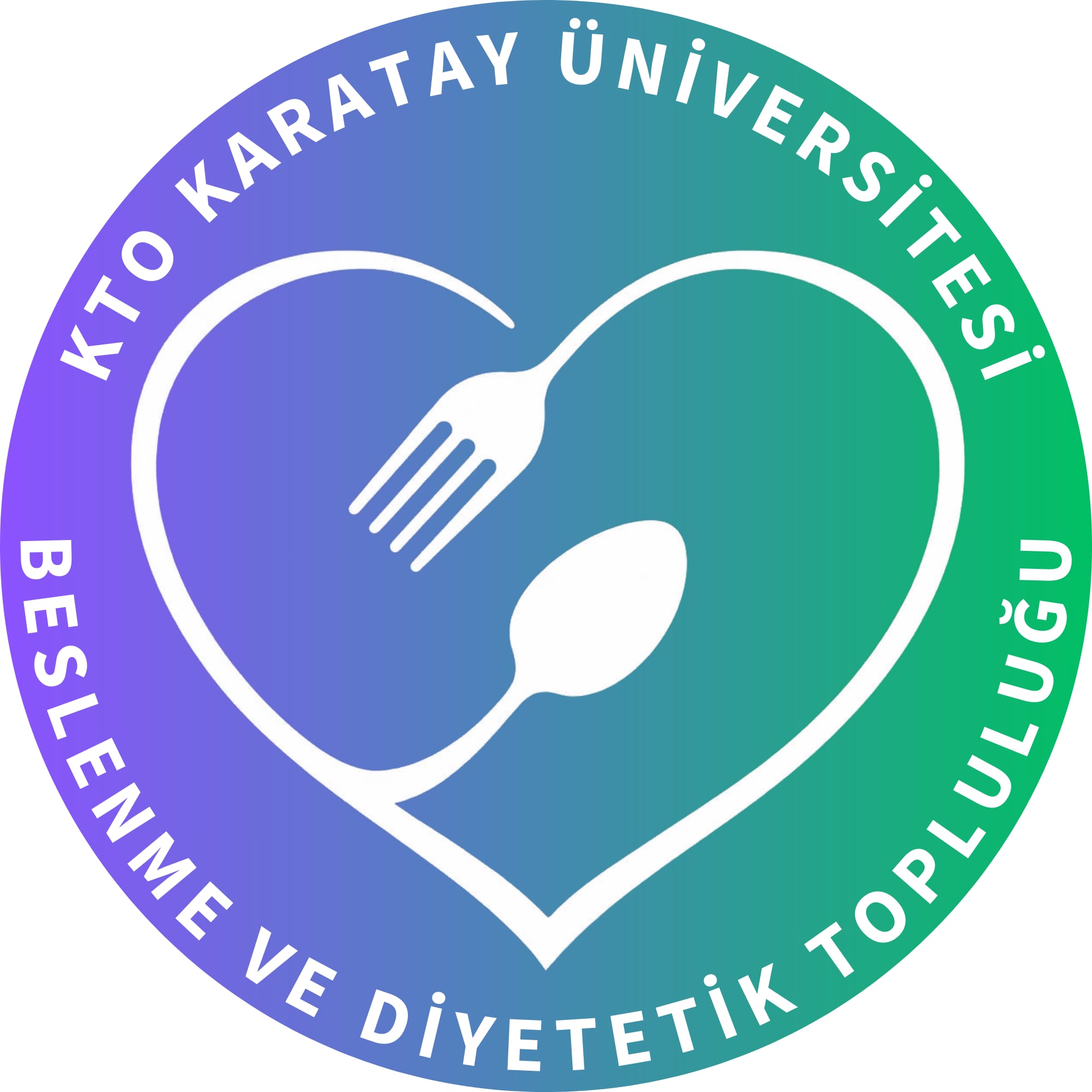 Beslenme Ve Diyetetik Topluluğu KTO KARATAY ÜNİVERSİTESİ Logo